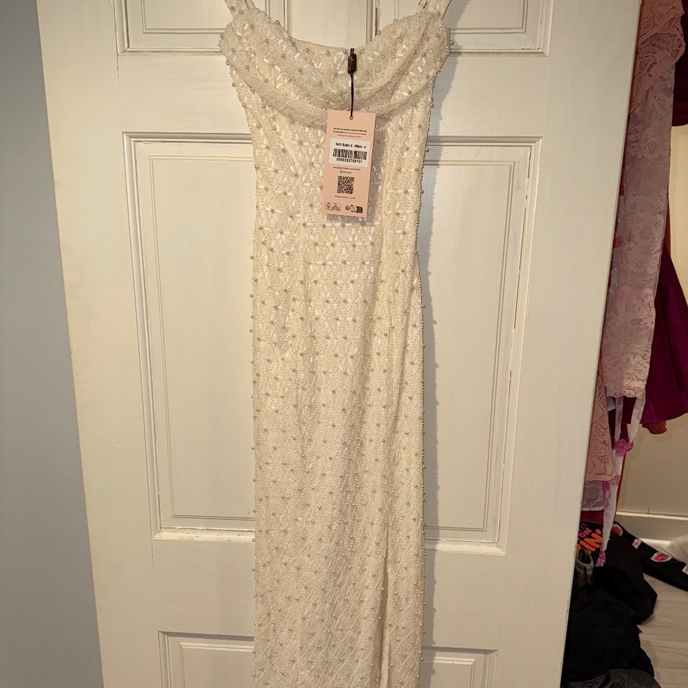 Oh Polly Ivory Beaded Wedding Dress